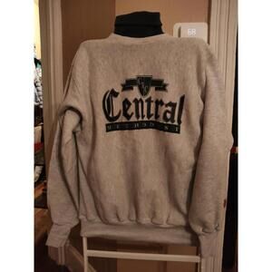 Vintage MV Brand - Central Methodist  Sweatshirt W/ Built In Turtleneck EUC